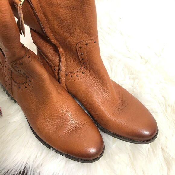 Sam Edelman NWOT prina brown leather riding boots - Picture 10 of 14